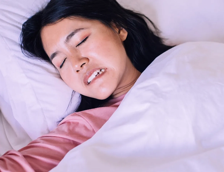東京の歯医者、高輪歯科の睡眠歯科医療サービス、オーラルスリープ™の睡眠時ブラキシズム（歯ぎしり）